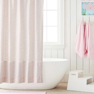 Pottery Barn Blush Star Shower Curtain